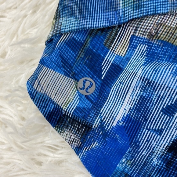 Lululemon Speed Up Short *2.5" Sun Dazed Multi Blue / Super Dark - Picture 6 of 7